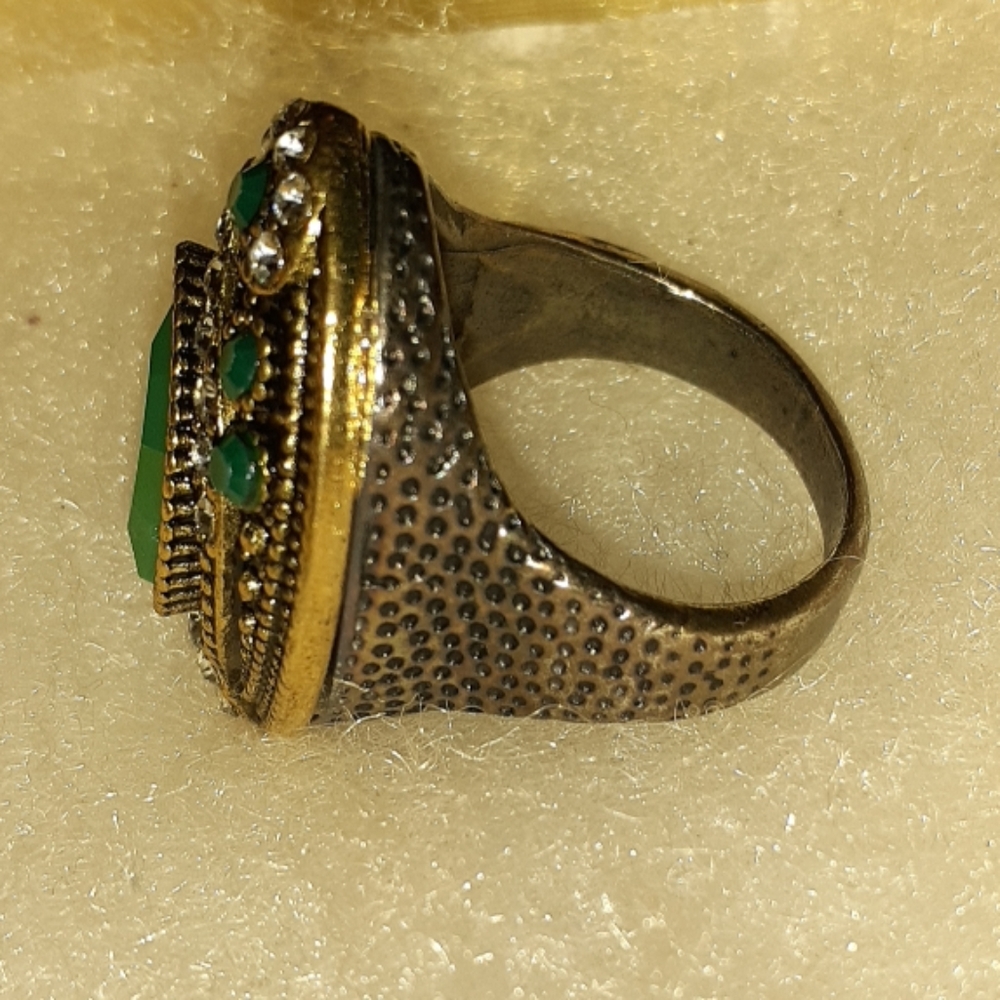 VTG Saint Patties Day 💚 Costume Sparkle Ring - Picture 2 of 7